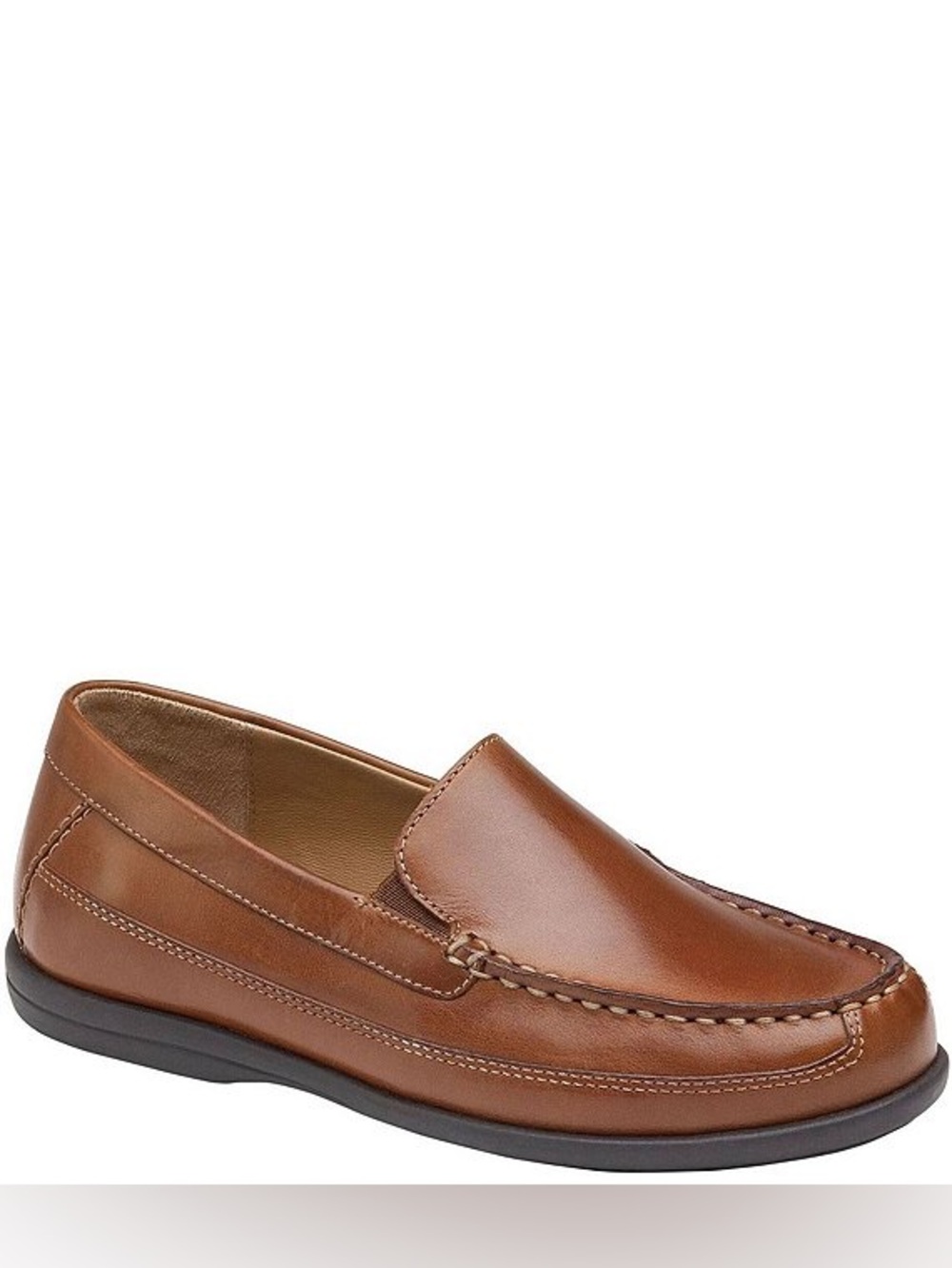 Boys' Johnston & Murphy Locklin Leather Venetian Loafers (Youth) 4
